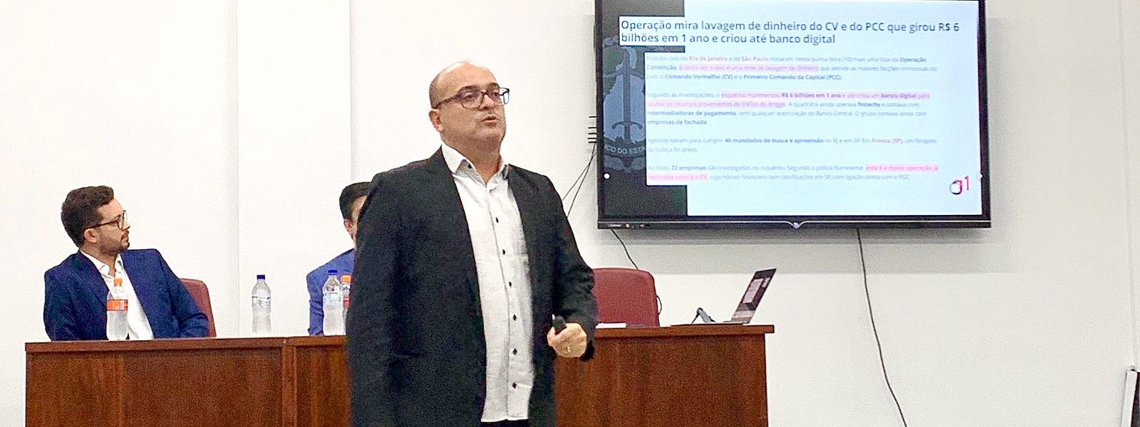 Membro do MPTO ministra palestra sobre crime organizado