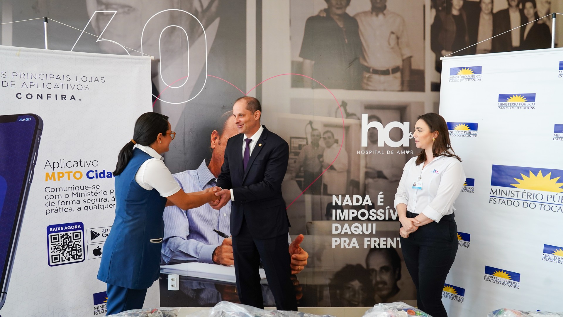 MPTO entrega quase 200kg de materiais recicláveis ao Hospital de Amor de Palmas