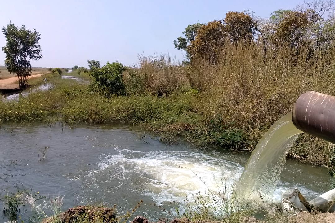 Captação de água em período possivelmente irregular