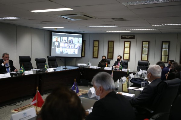 Marcos Luciano Bignotti participou por meio telepresencial