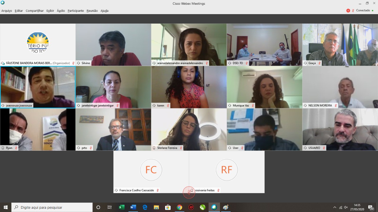 Reunião por videoconferência ocorreu no dia 27