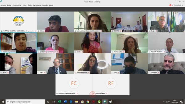 Reunião por videoconferência ocorreu no dia 27