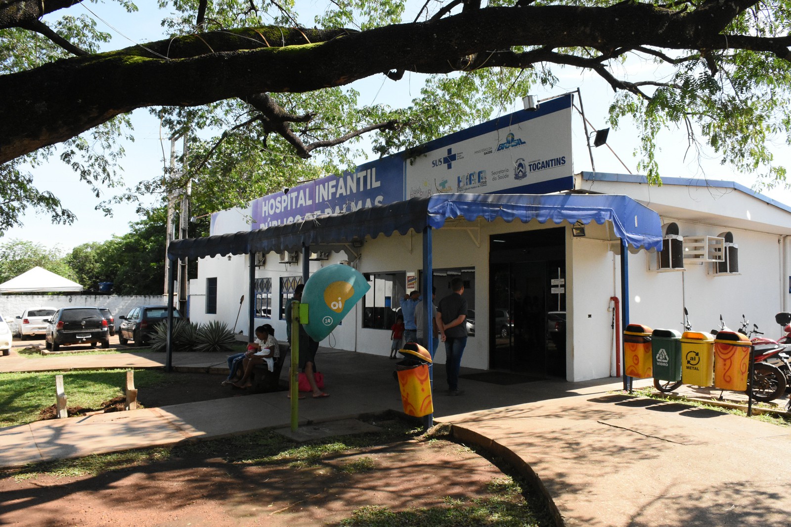 Fachada do Hospital Infantil de Palmas