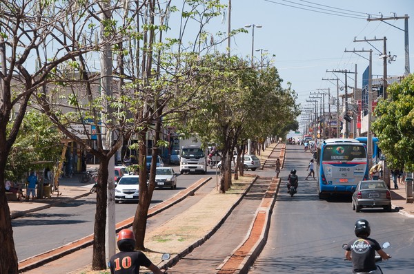 Avenida Tocantins, no bairro de Taquaralto