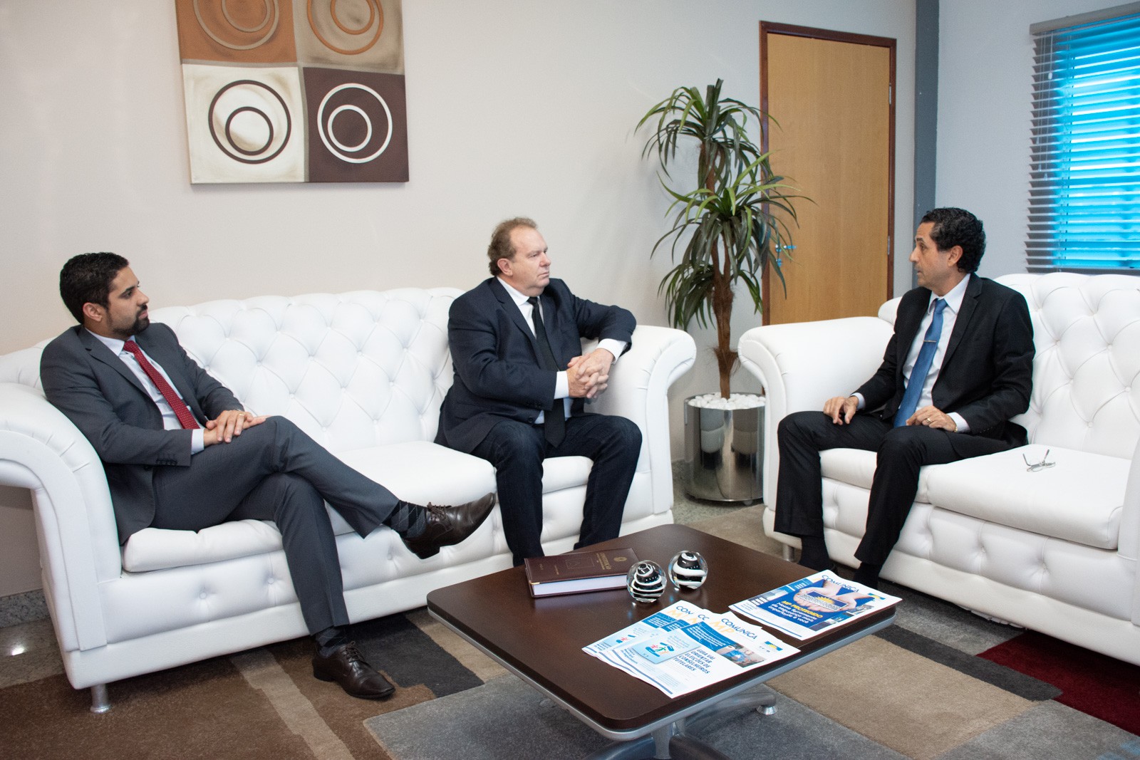 Governador durante visita ao MPE