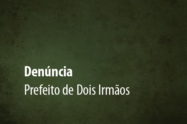 Denúncia aponta dispensa indevida de de licitação