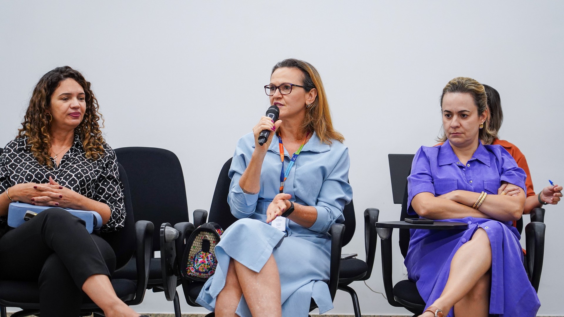 Representantes do Senac e da Defensoria Pública em participação no encontro