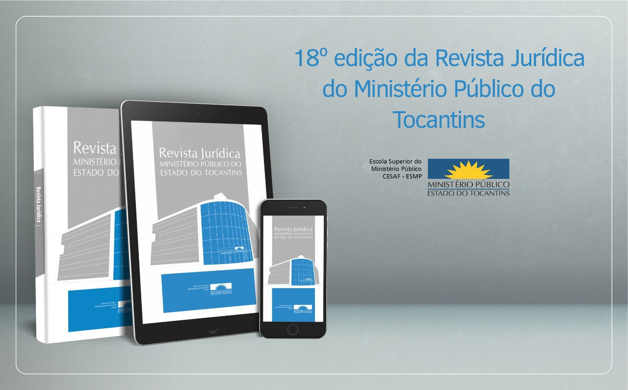 Integrantes do MPTO, convidados e pesquisadores podem enviar artigos