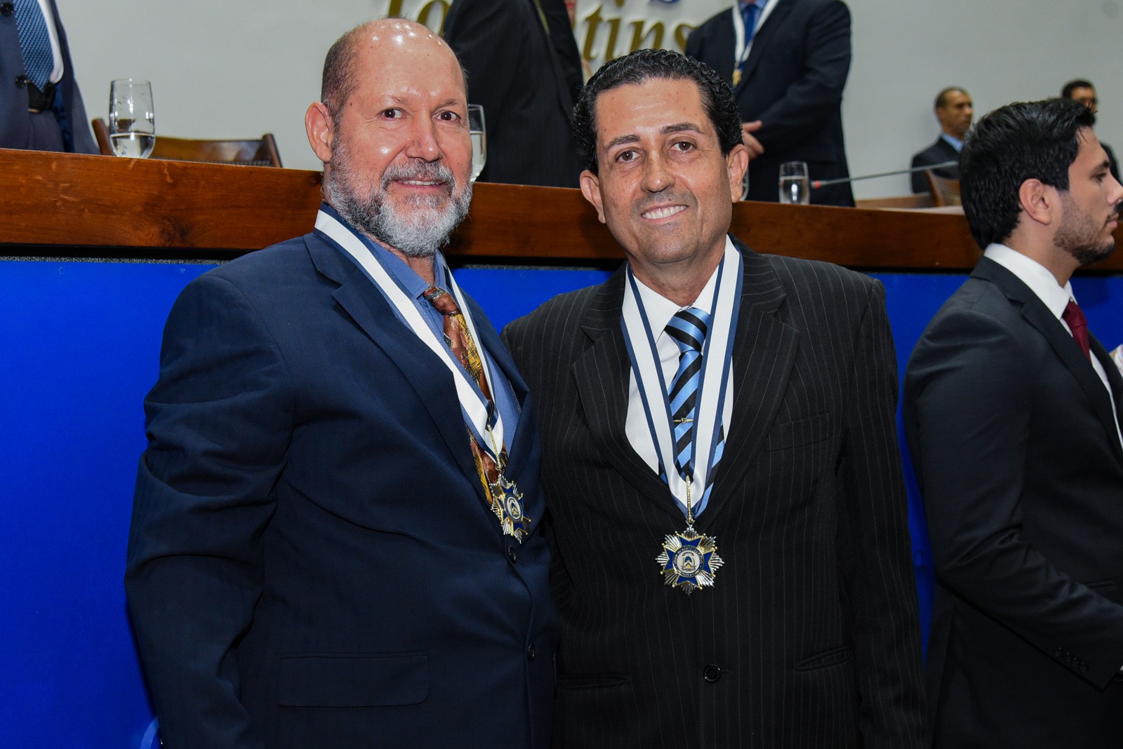 Procuradores de Justiça Alcir Raineri Filho e José Omar de Almeida Júnior