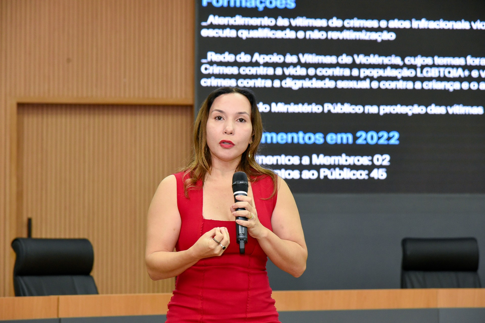 Promotora de Justiça e coordenadora do Navit, Isabelle Figueiredo