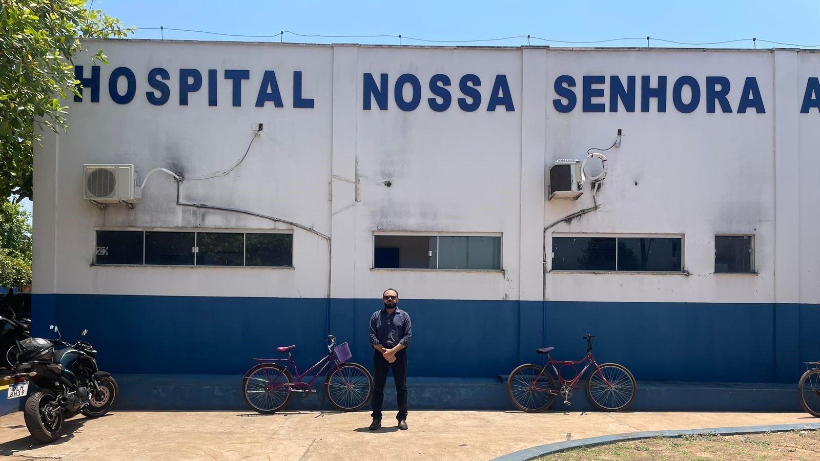 Promotor de Justiça Gilmar Pereira Avelino esteve no Hospital Nossa Senhora Aparecida, também conhecido como Hospital Municipal de Ananás
