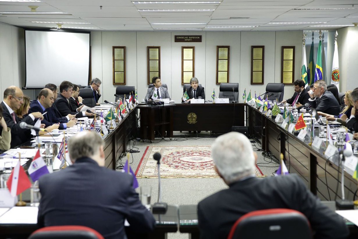 A reunião aconteceu em Brasilia, nesta quarta-feira.