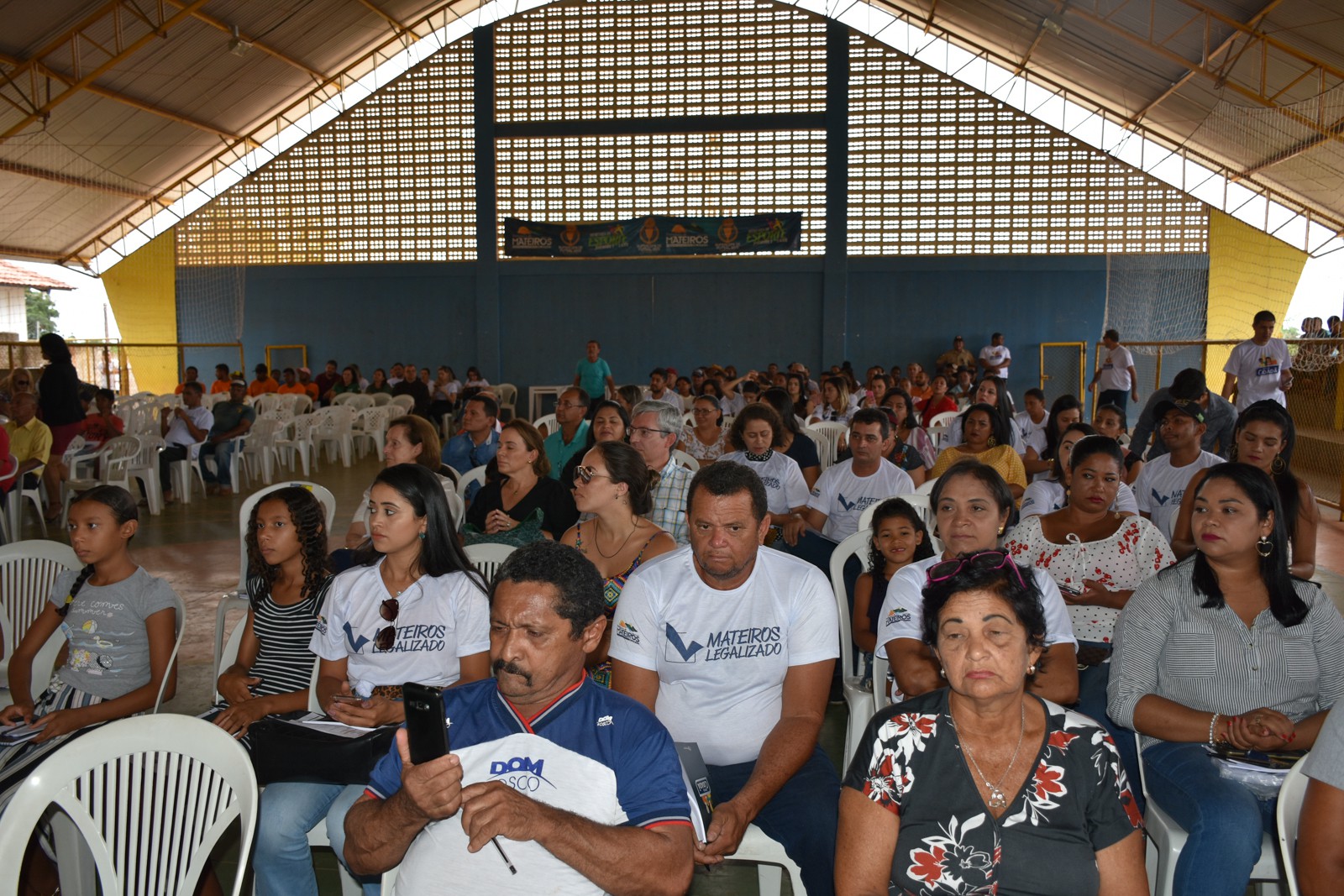 Comunidade compareceu a abertura do programa Justiça Cidadã