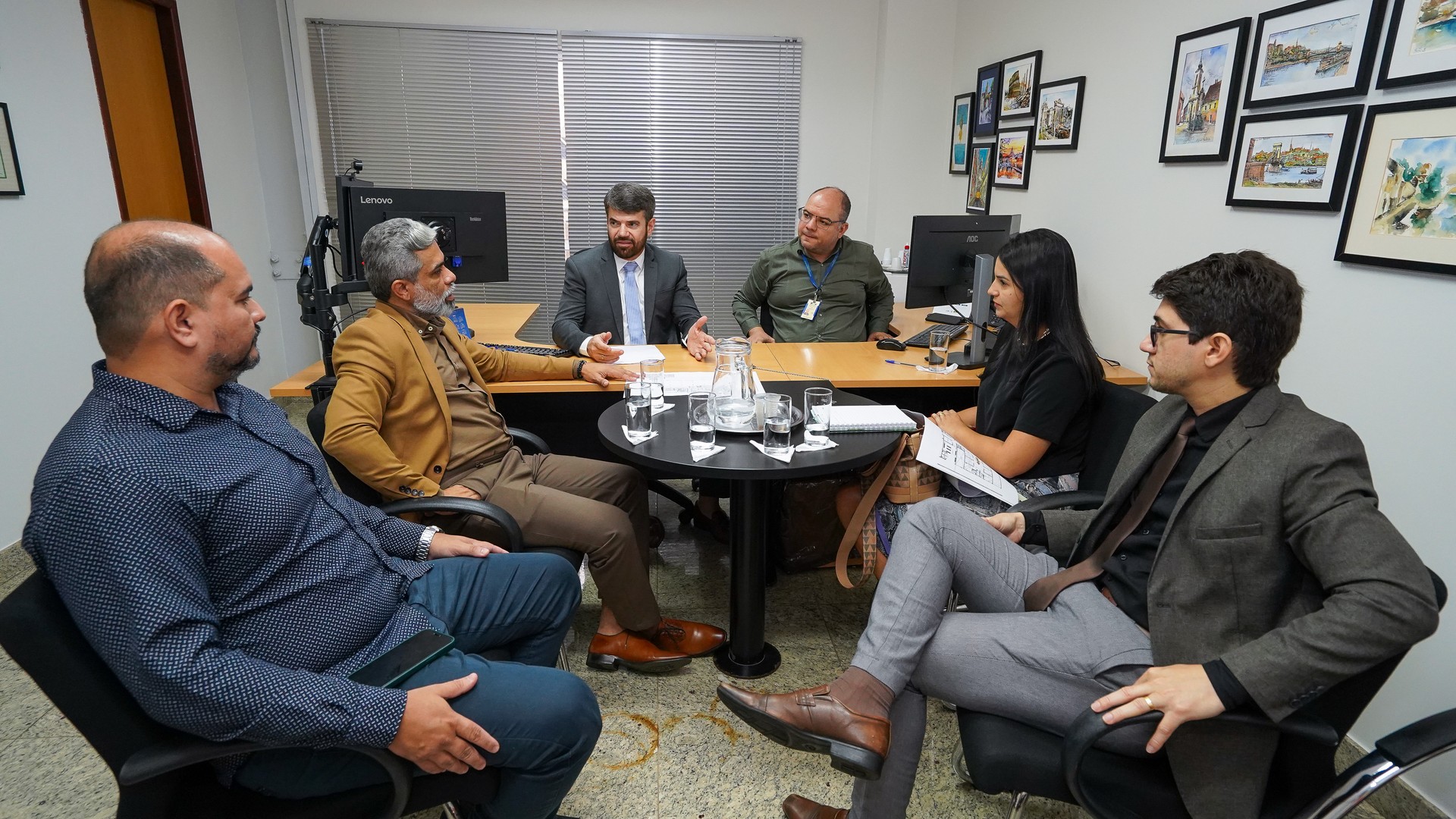 Audiência foi conduzida pelo promotor de Justiça Thiago Ribeiro Franco Vilela, da 19ª Promotoria de Justiça da Capital, que atua na saúde públic