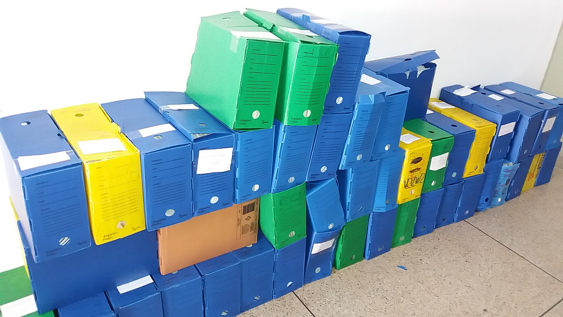 parte do material apreendido em setembro de 2016, ainda se encontra em posse do MPE