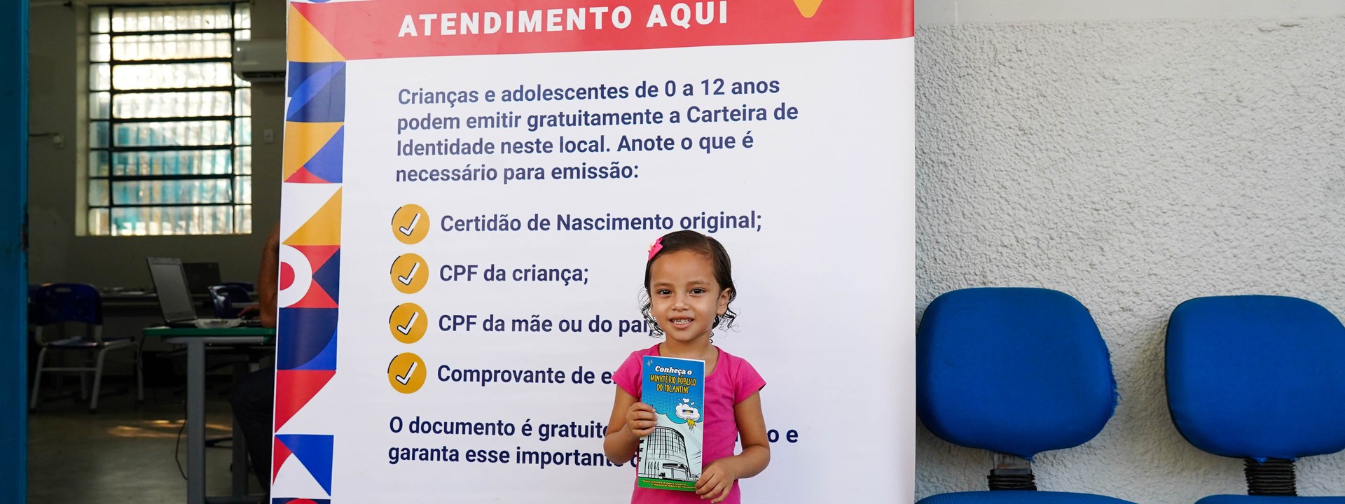 Projeto Minicidadão atendeu dezenas de crianças locais, que puderam garantir o primeiro documento de identificação