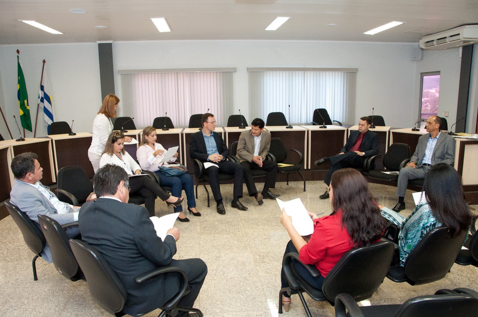 A reunião aconteceu no MPE