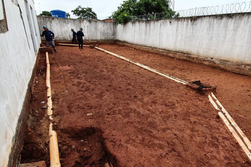 Em Tocantinópolis, foram vistoriadas as obras de reforma da promotoria de Justiça