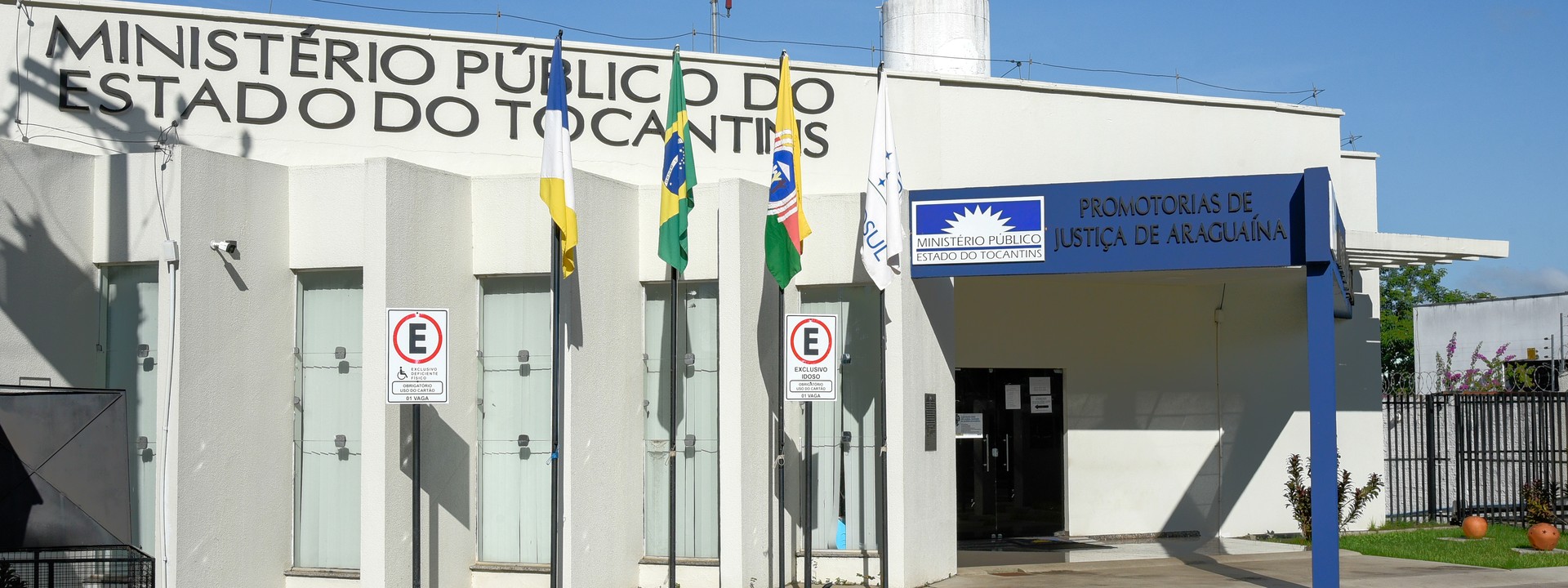 Fachada da sede das Promotorias de Justiça de Araguaína