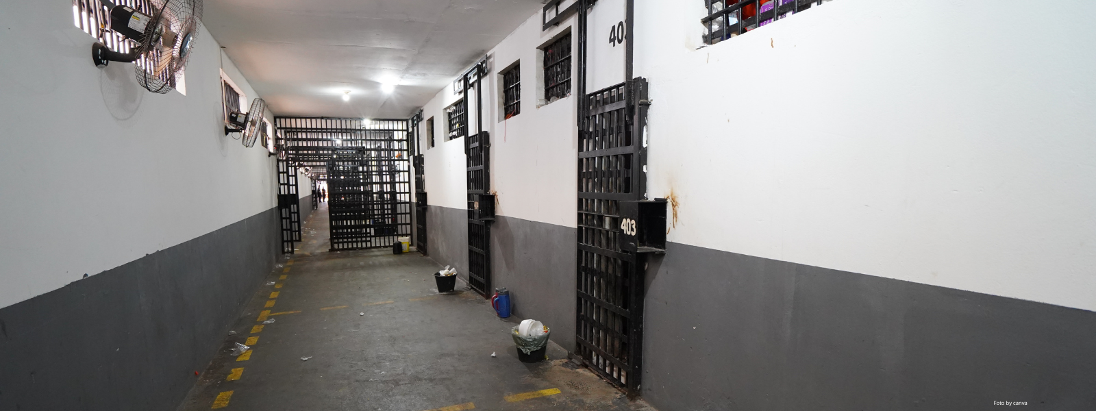 Imagem de celas na CPP em Palmas