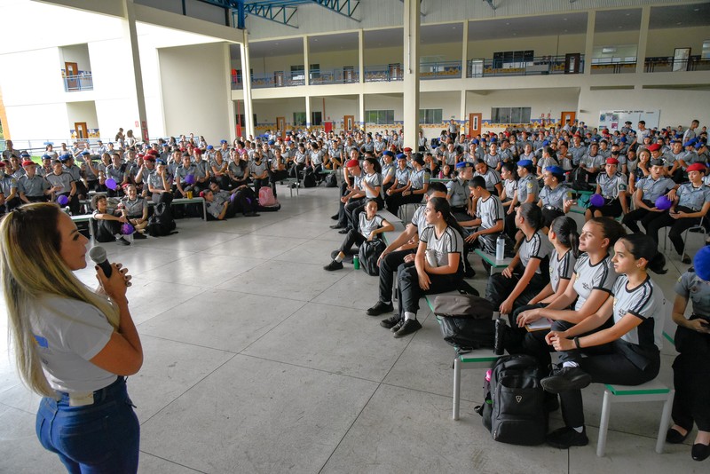 Palestra envolveu estudantes do Ensino Médio