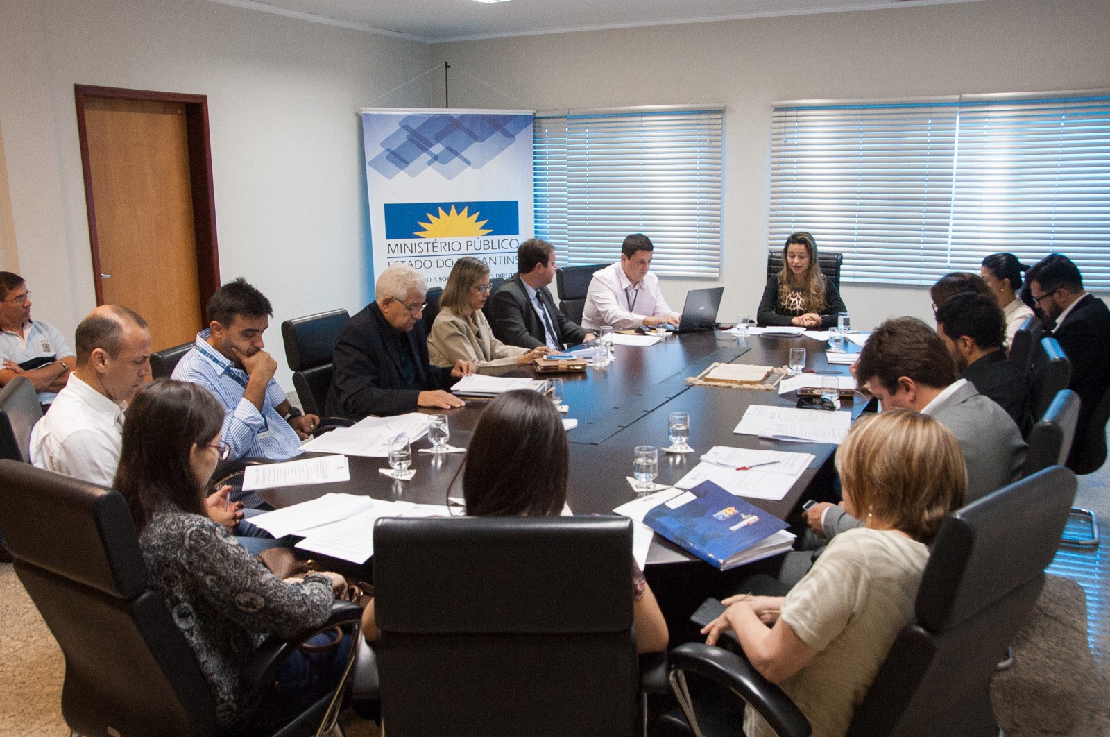 Integrantes do SEDC na  6ª reunião ordinária 