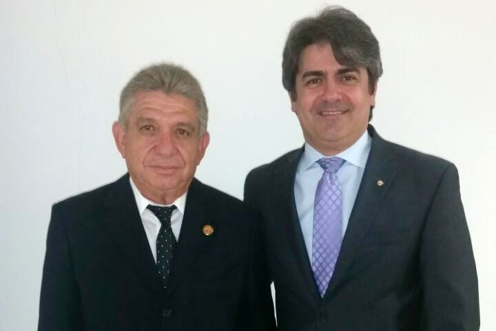 Clenan Renaut e Lauro Machado Nogueira, após a eleição
