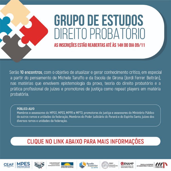 Grupo de Estudos Direito Probatório