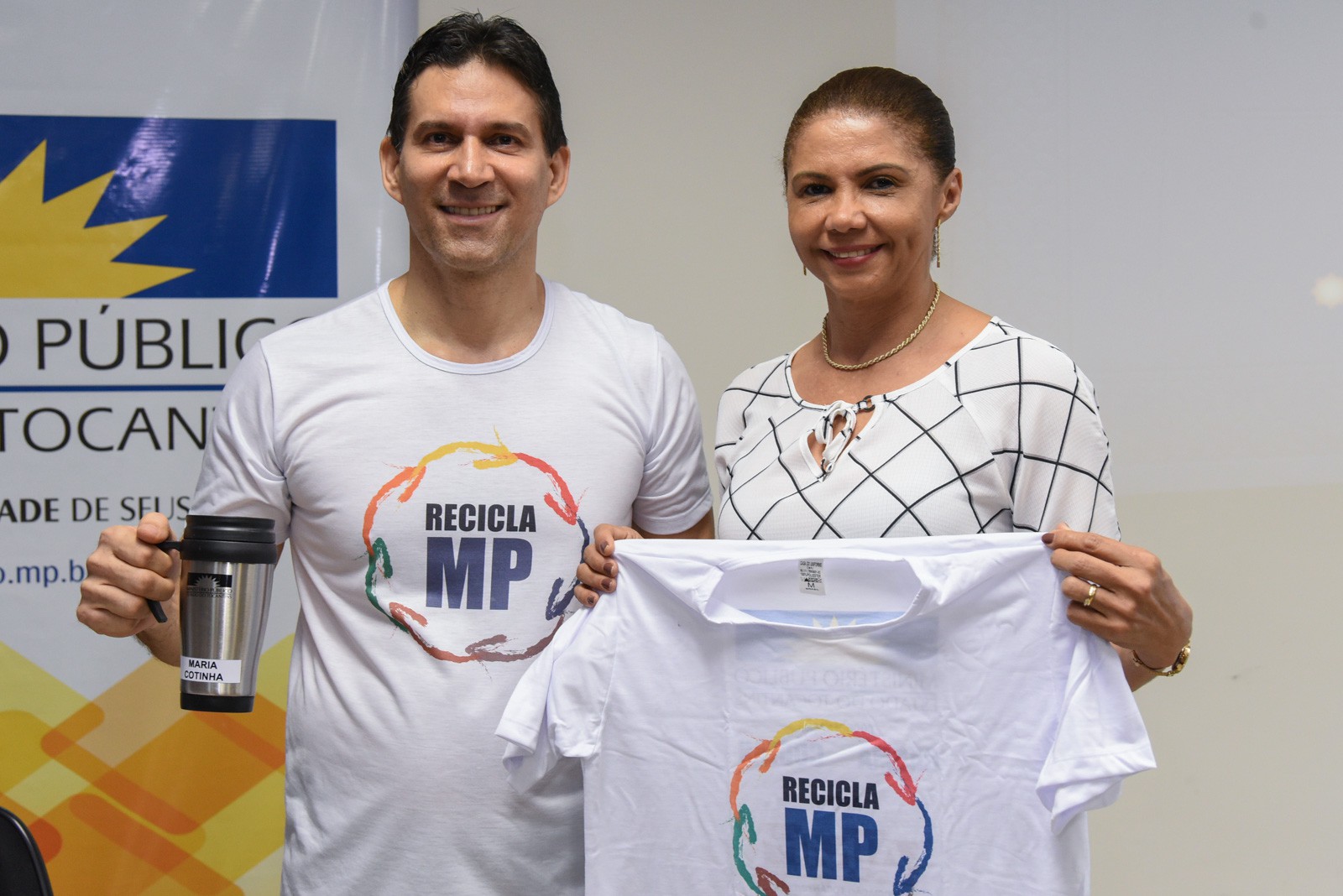 Os integrantes do MP que assinaram o termo de adesão receberam o kit