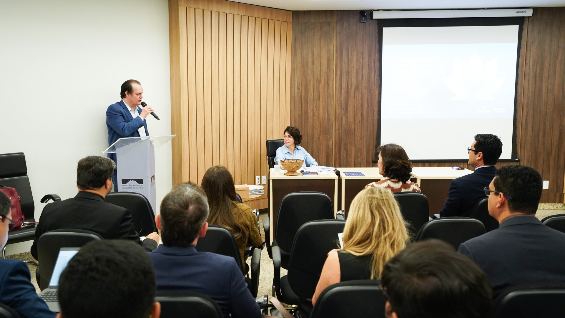 O diretor-geral do Cesaf-ESMP enfatizou que o órgão trabalha para que integrantes do MPTO estejam permanentemente em aperfeiçoamento