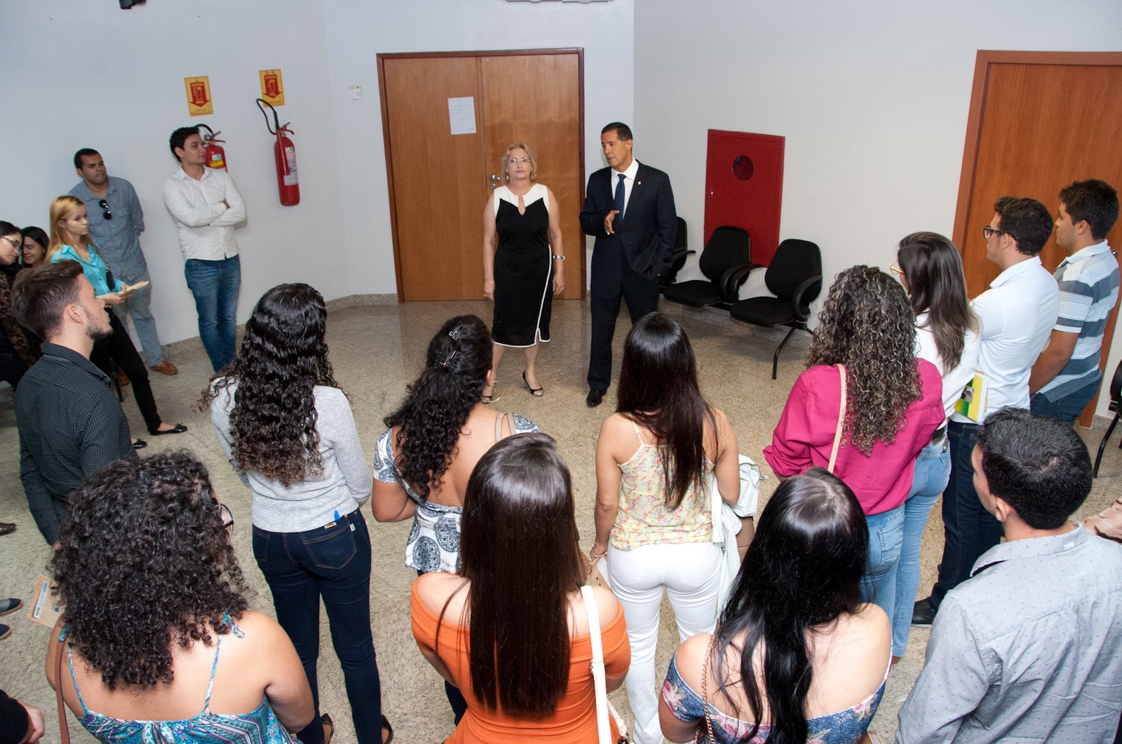 Estudantes conhecem o trabalho dos Promotores