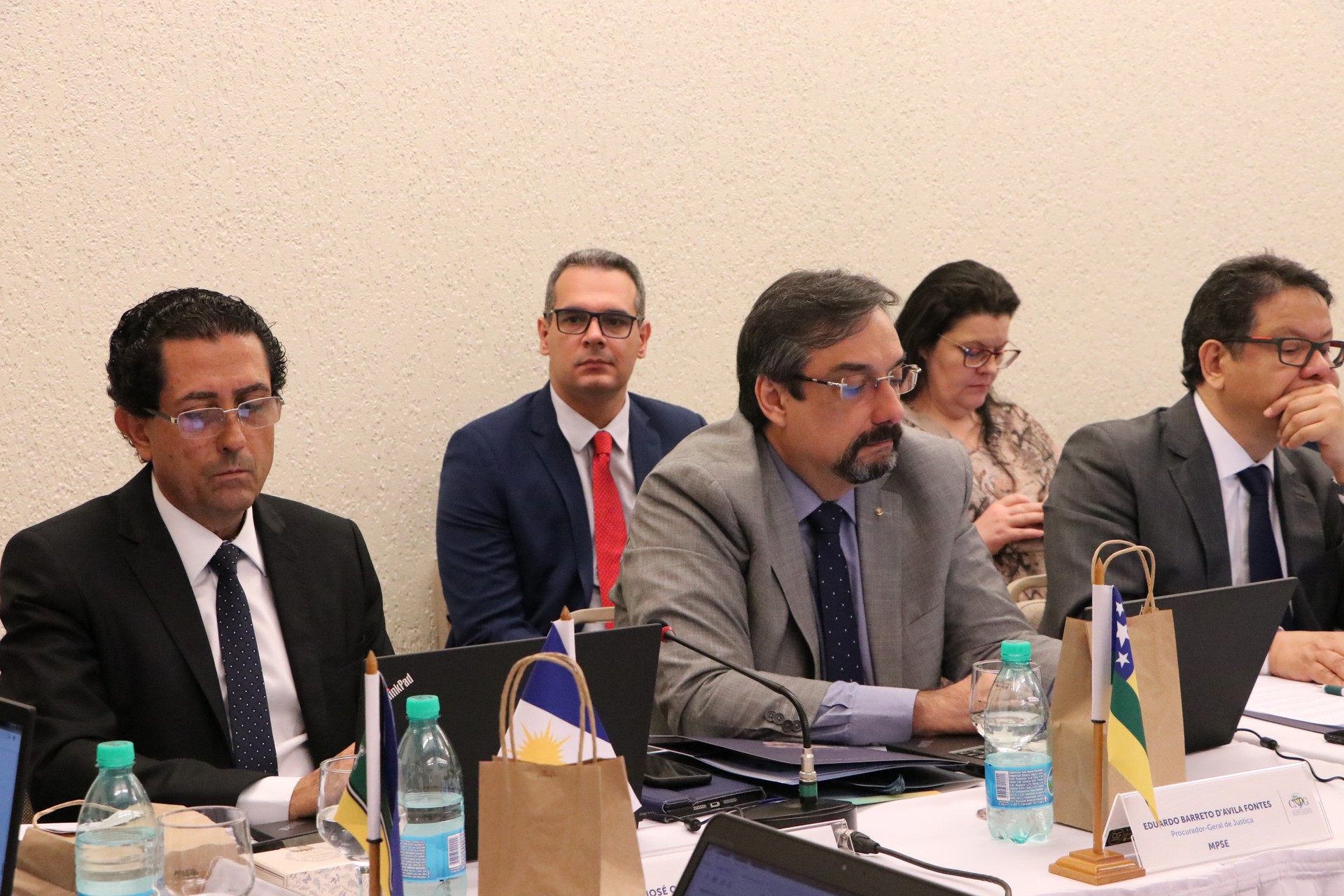 O PGJ e o assessor especial da Procuradoria-Geral de Justiça participaram