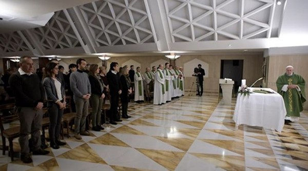 Papa na Missa. Foto: L'Osservatore Romano