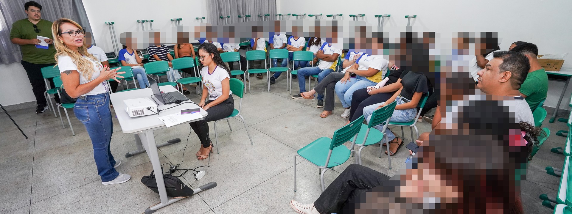 A ação foi guiada pela servidora do Nugen/MPTO Leila Lopes.