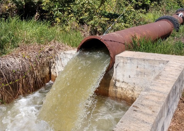 Captação de água na Bacia do Rio Formoso