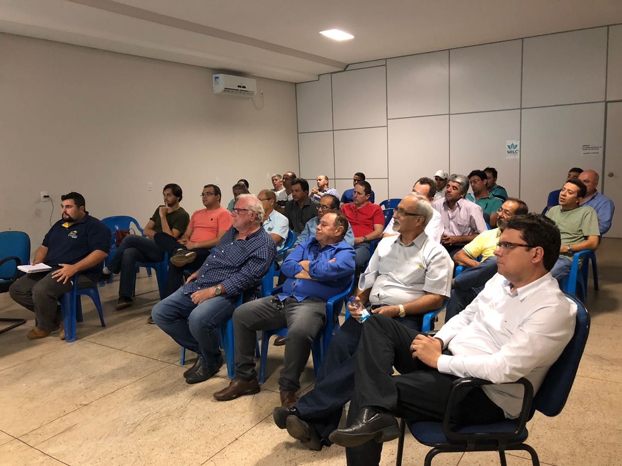 reunião foi realizada na na sede do Sindicato dos Produtores Rurais, no Município de Lagoa da Confusão,