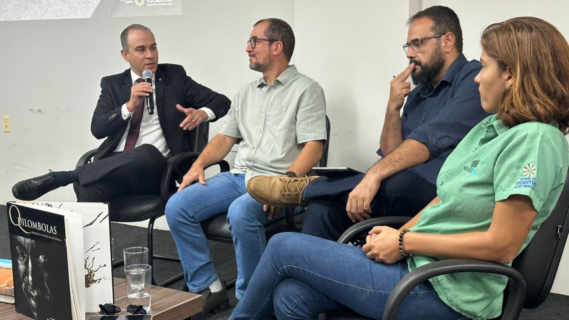 Na ocasião, o promotor de Justiça colaborou com o painel sobre a Conservação do Patrimônio Material Arqueológico
