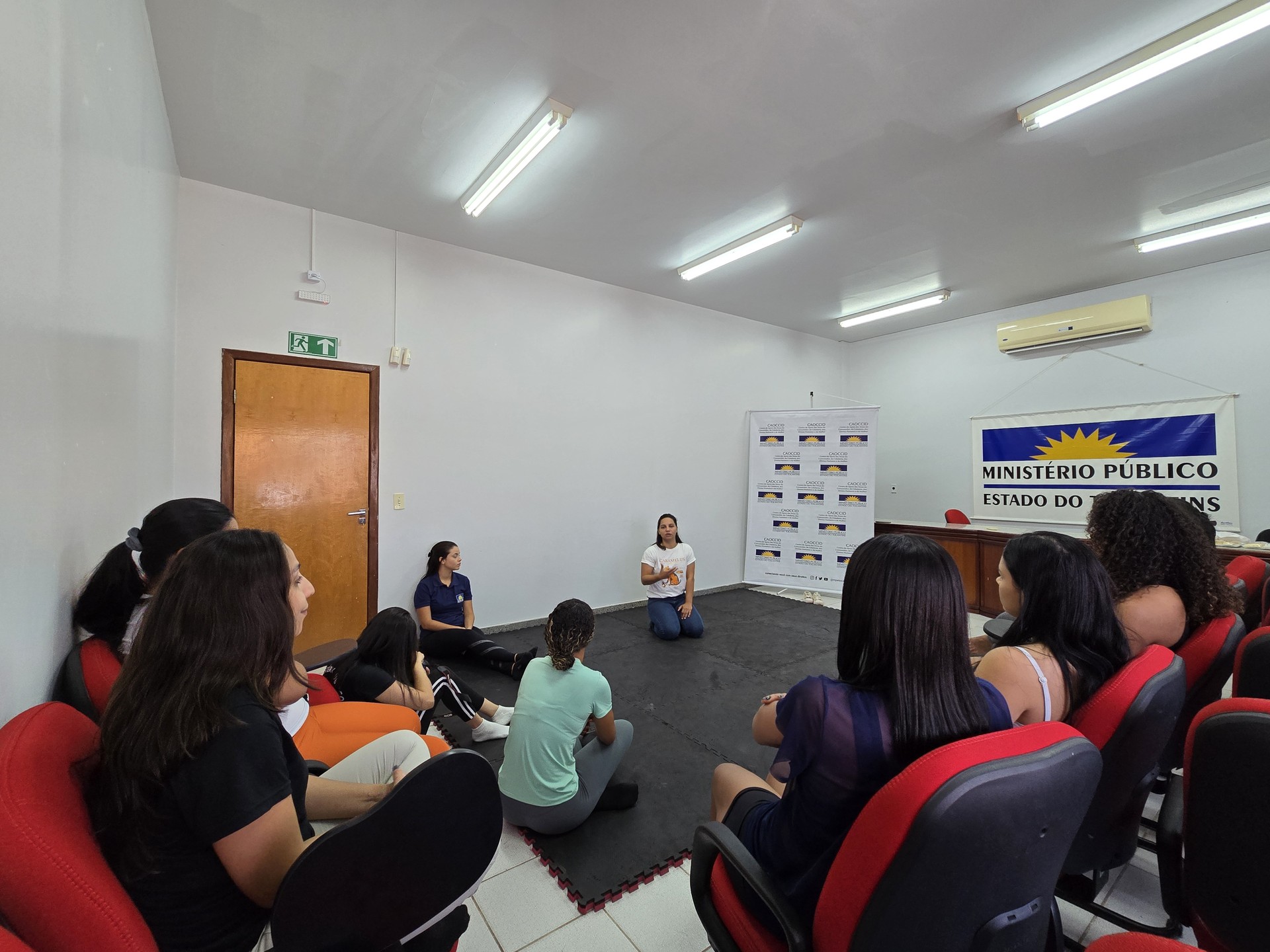 A ação foi uma parceria entre o Caoccid, o Cesaf-ESMP e a PGJ