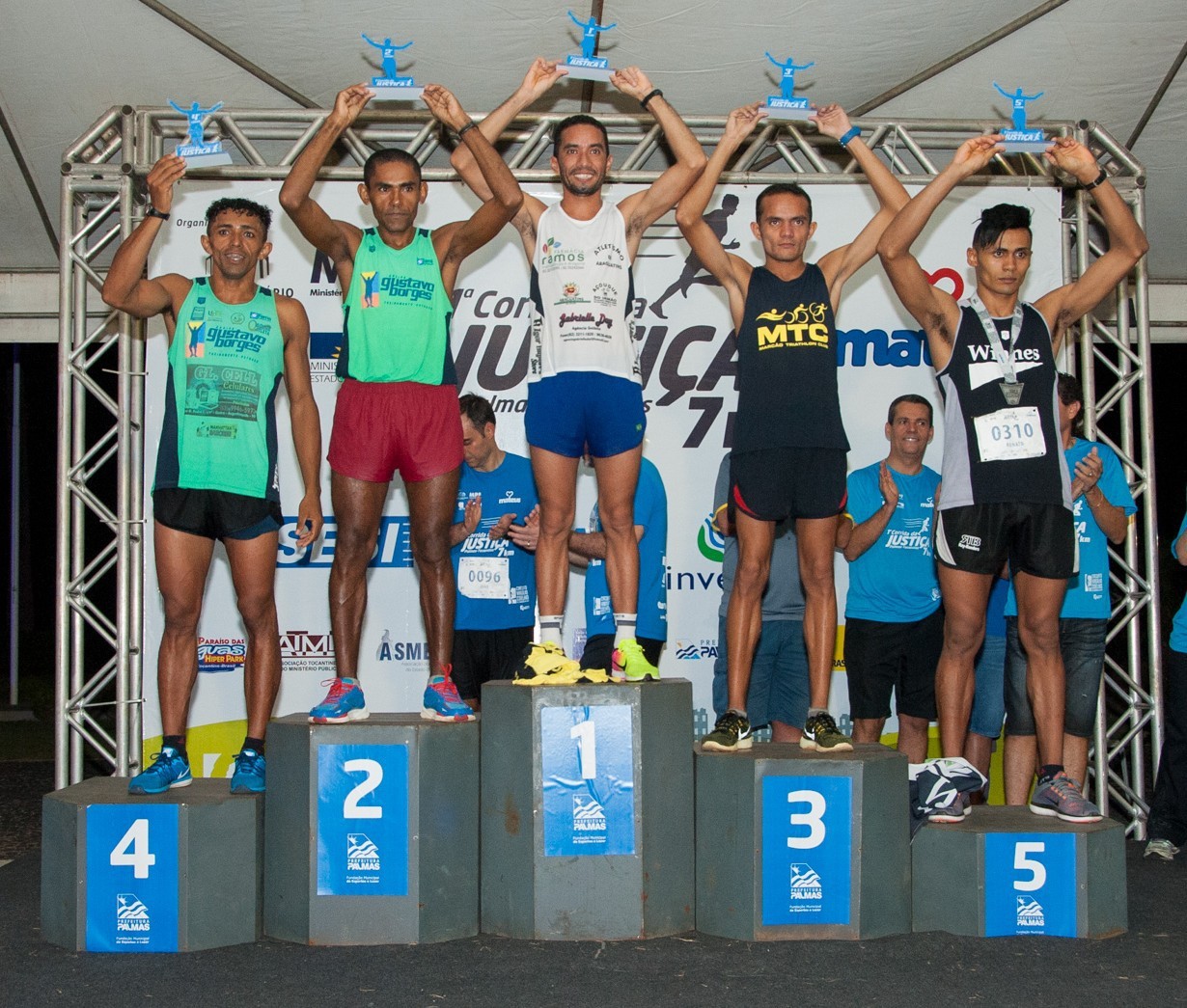 Vencedores na Categoria Masculino Geral