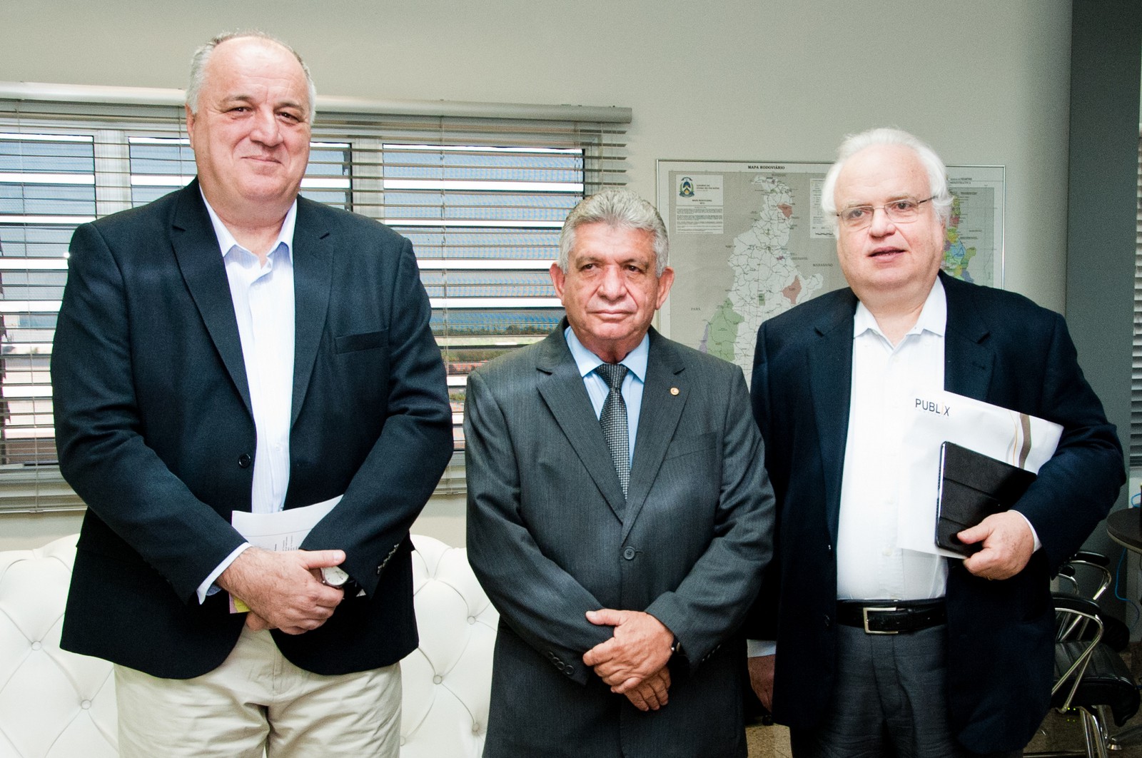 Davi Torres, Clenan Renaut e Caio Marini