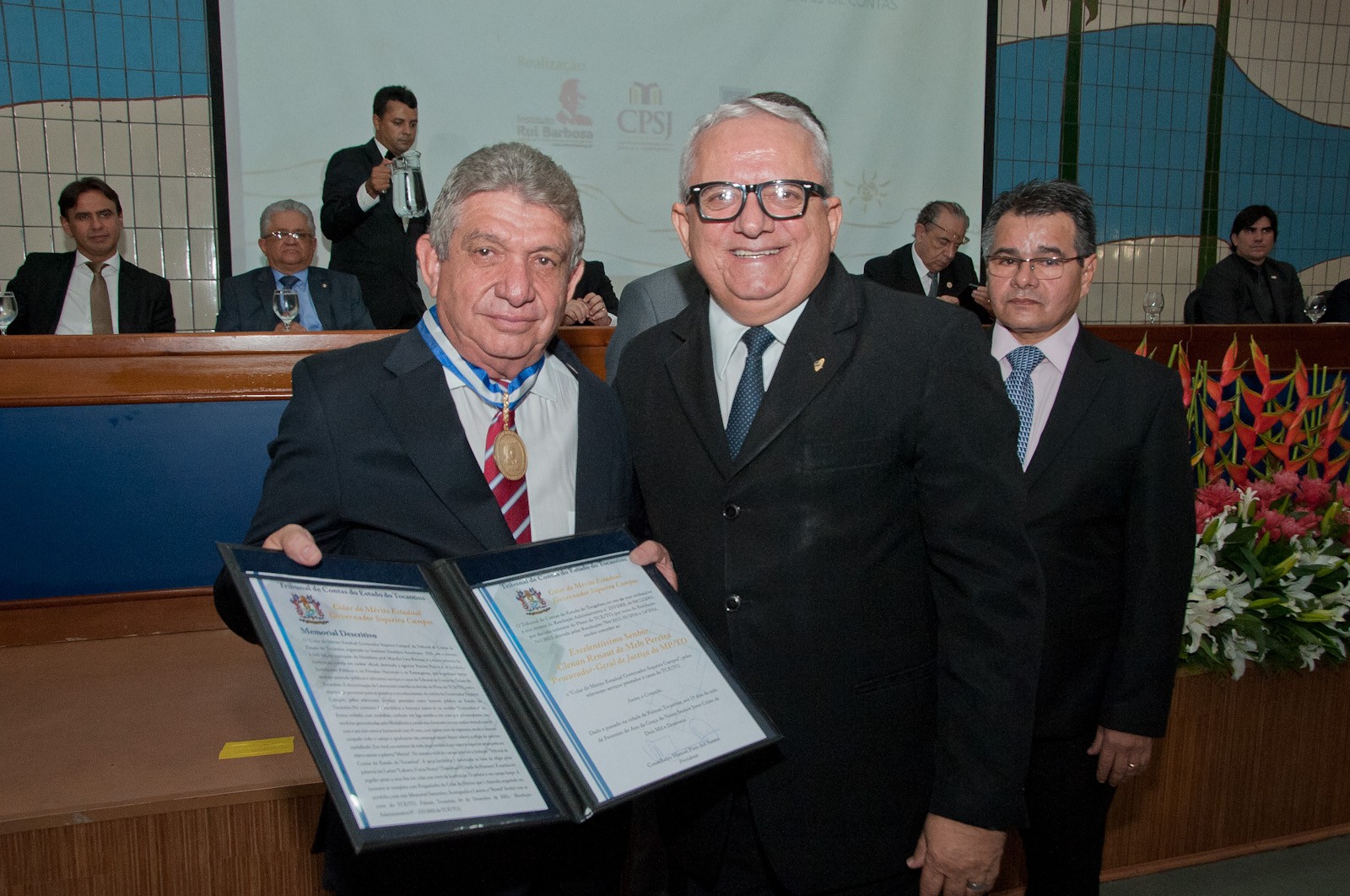 PGJ ao lado do presidente do TCE