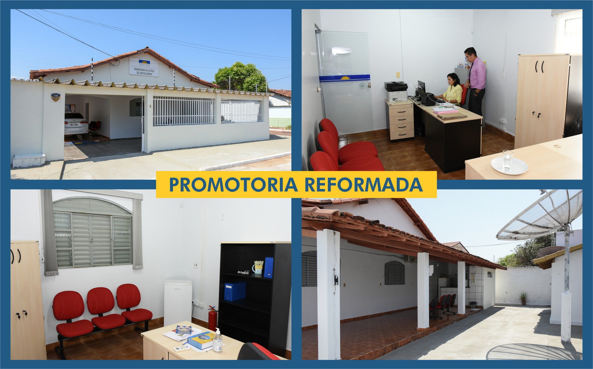 Registros atuais da Promotoria de Justiça