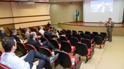 Curso de media training, ministrado pelo jornalista Vinícius Dônola, em Palmas