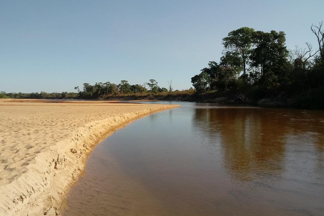 Foz do Rio Formoso pode ser atravessada a pé