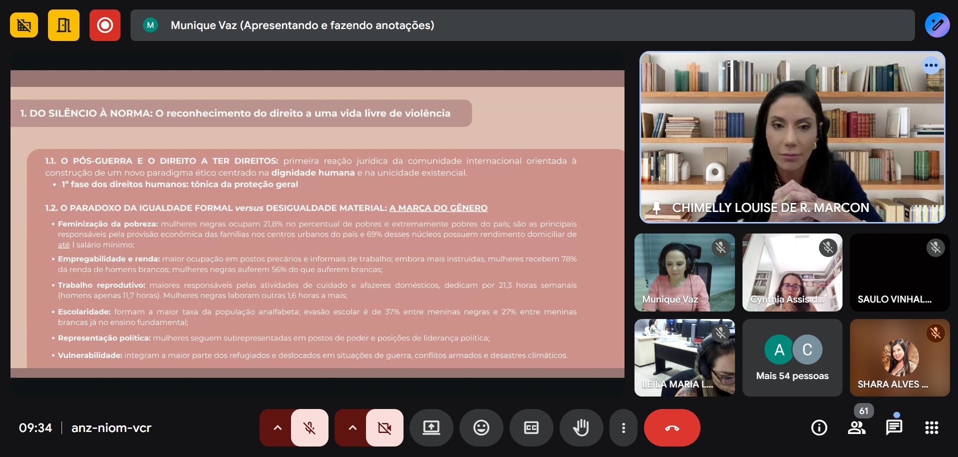 O evento promoveu um diálogo entre normas internacionais