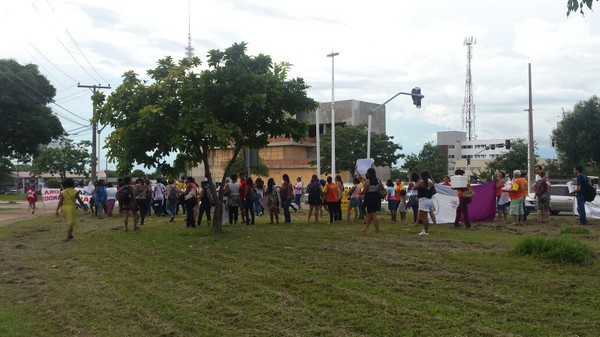 A Marcha foi a conclusão de uma agenda organizada pela Casa 8 de Março, que contou com o apoio do MPE, Defensoria Pública e outras instituições.