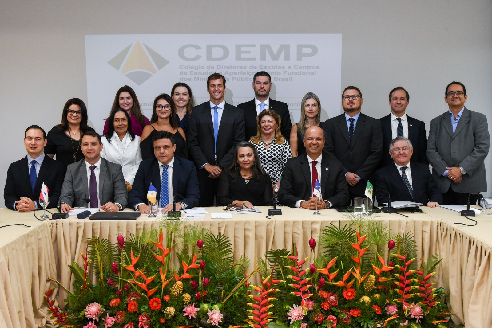 Registro dos participantes da reunião
