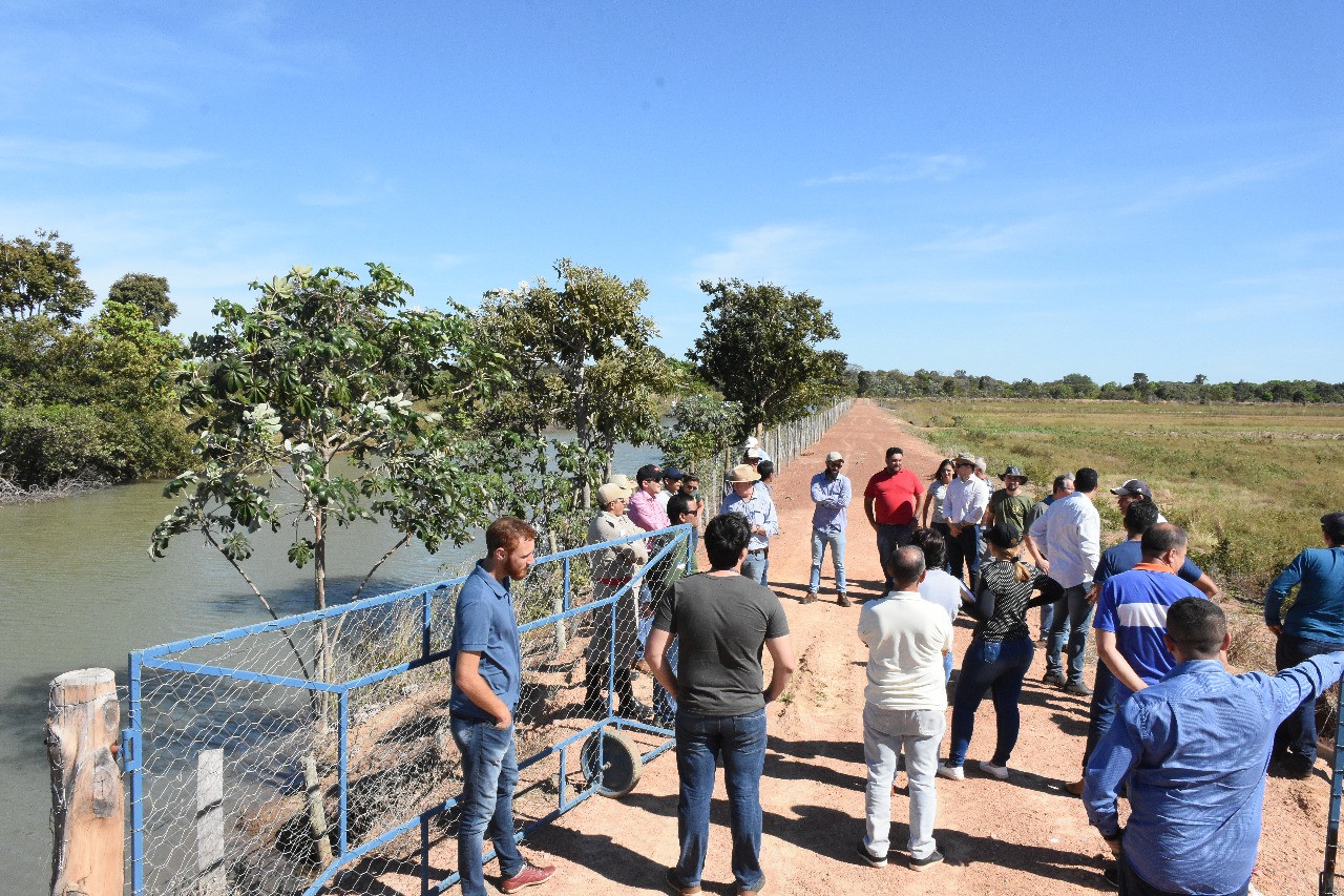 Área de campo da estação de pesquisa da Unitins e Embrapa