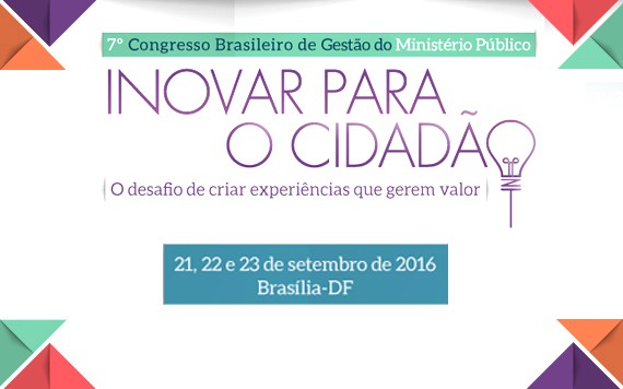 Congresso será realizado em Brasília