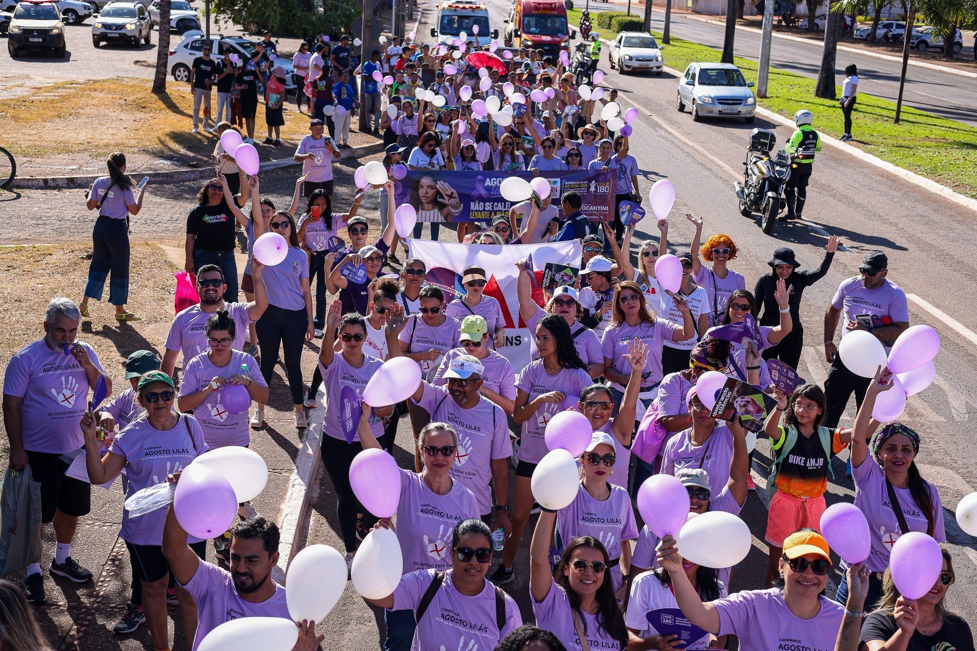 No último sábado, 19, integrantes do MPTO também participaram, em Palmas, de uma caminhada em alusão ao Agosto Lilás